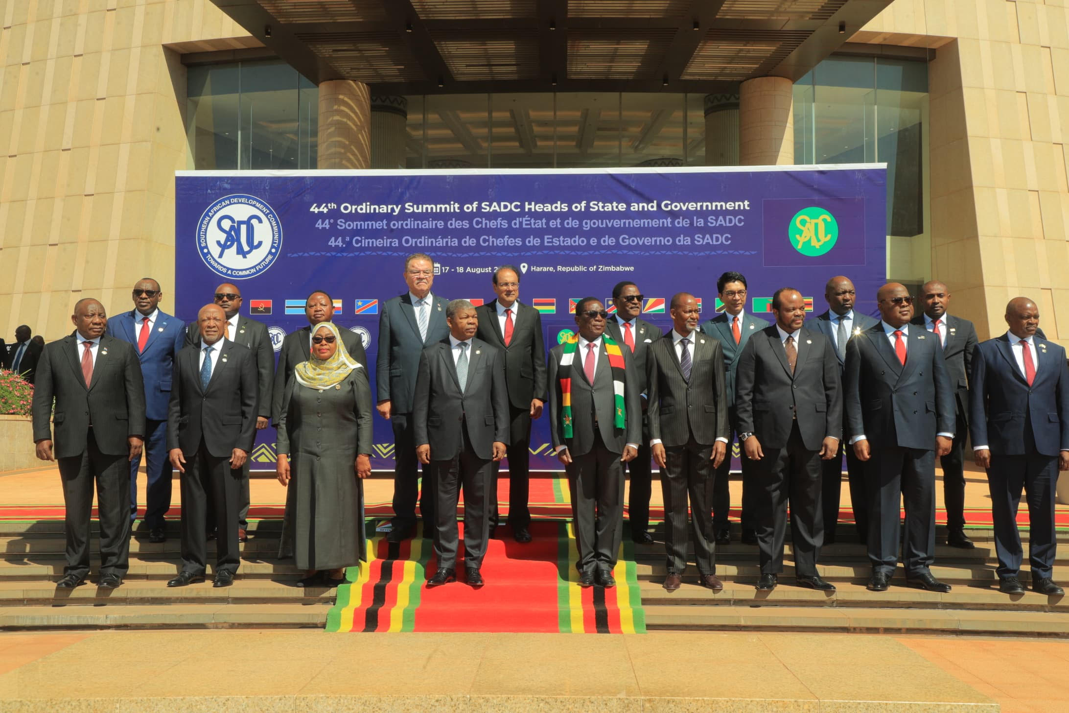 COMMUNIQUÉ OF THE 44TH ORDINARY SUMMIT OF SADC HEADS OF STATE AND